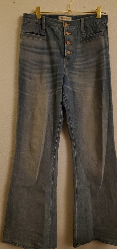 High rise flare jean